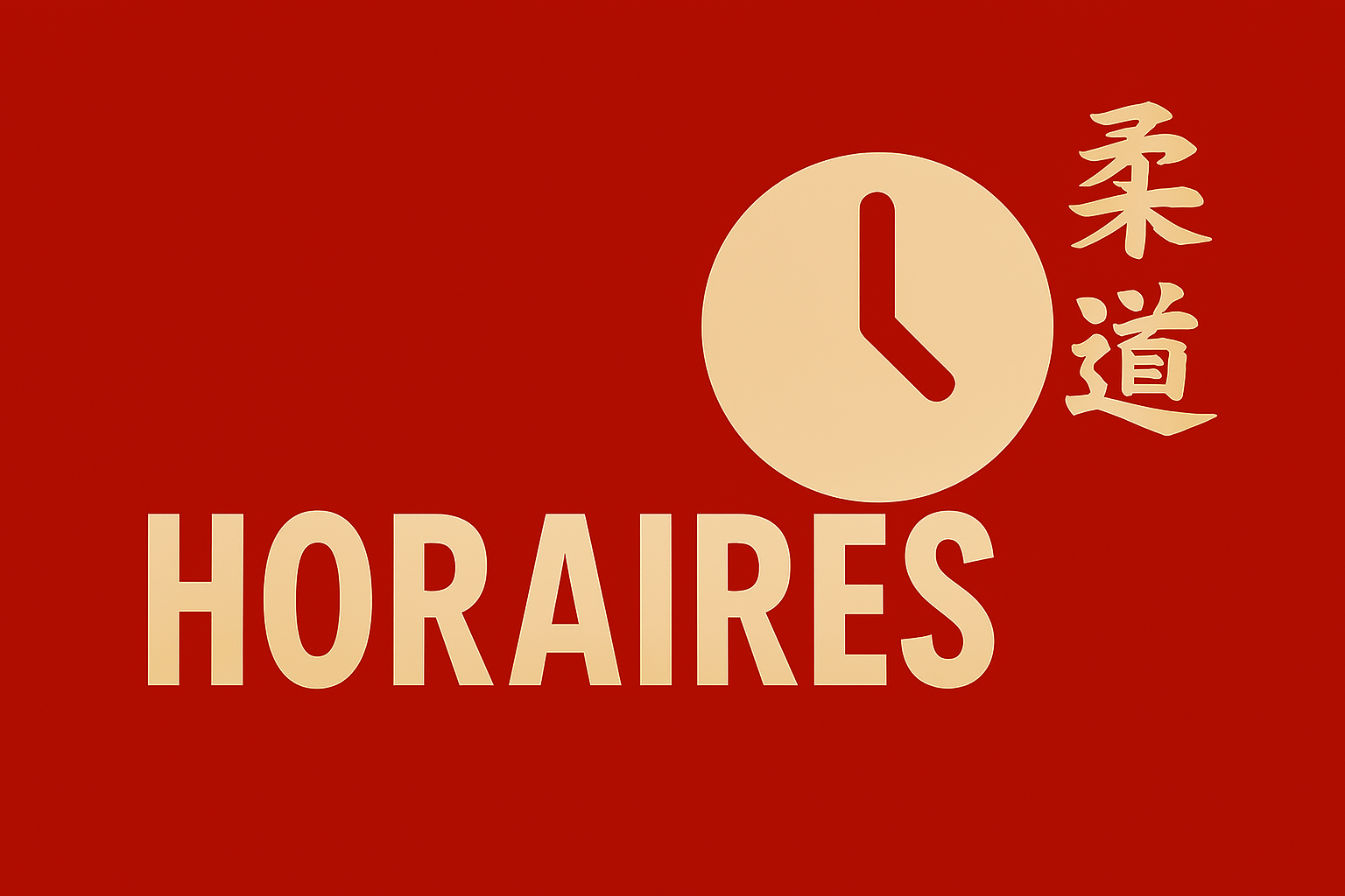 Horaires Judo & Aikido
